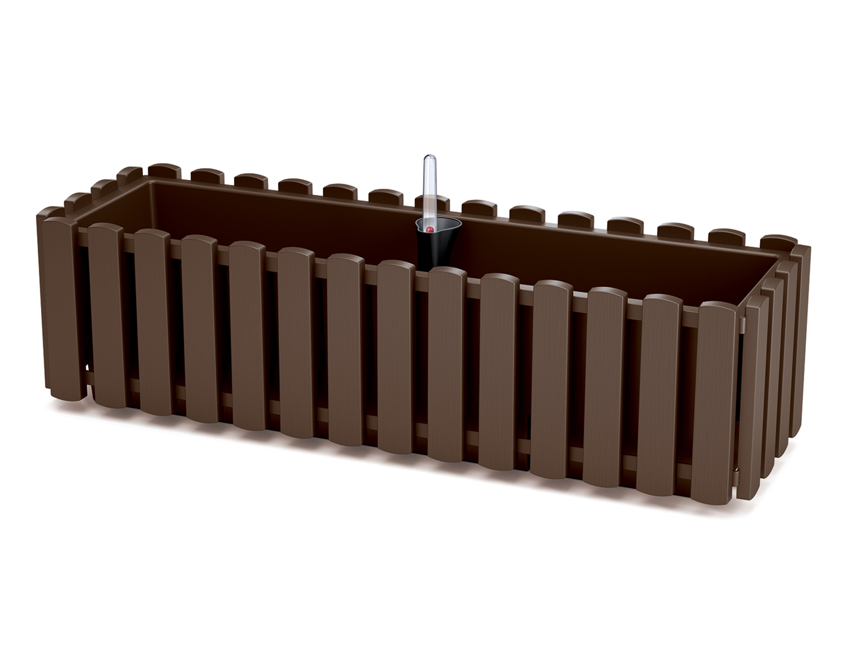 PROSPERPLAST Balkonpflanzenhalter BOARDEE FENCE W (Anthrazit, 380x180x162)
